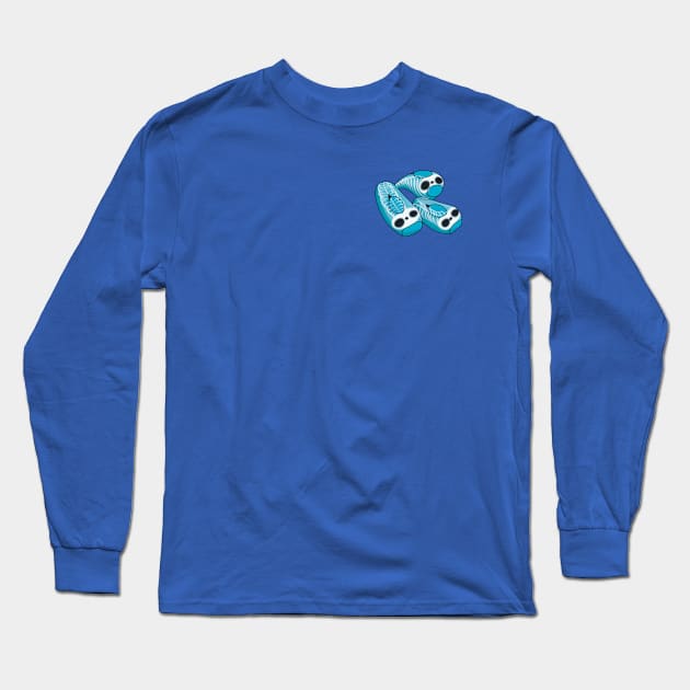 Cute Skeleton Panda Sea Squirts Long Sleeve T-Shirt by Kaiko's Kreations